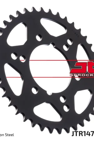JT SPROCKETS - REAR STEEL 40T, 520 - Sprockets - Geschikt voor Kawasaki Zx 6 serie Topkwaliteit